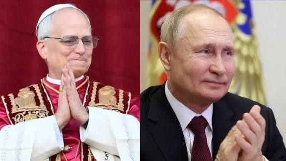 Papa Leo XIV yagiranye ikiganiro kuri telefoni na Perezida w’u Burusiya, Vladimir Putin