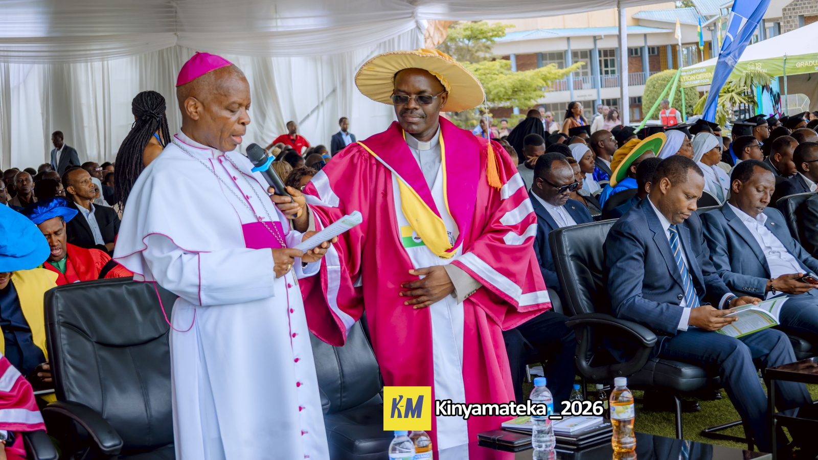 Nyiricyubahiro Vincent Harolimana yatangaje ko abanyeshuri ba INES Ruhengeri basoje amasomo yabo