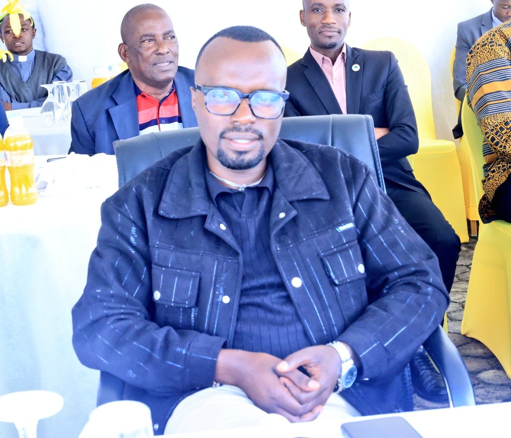 Bwana Mugabo Gilbert, Umuyobozi wungirije w'Akarere ka Muhanga ushinzwe imibereho myiza y'abaturage