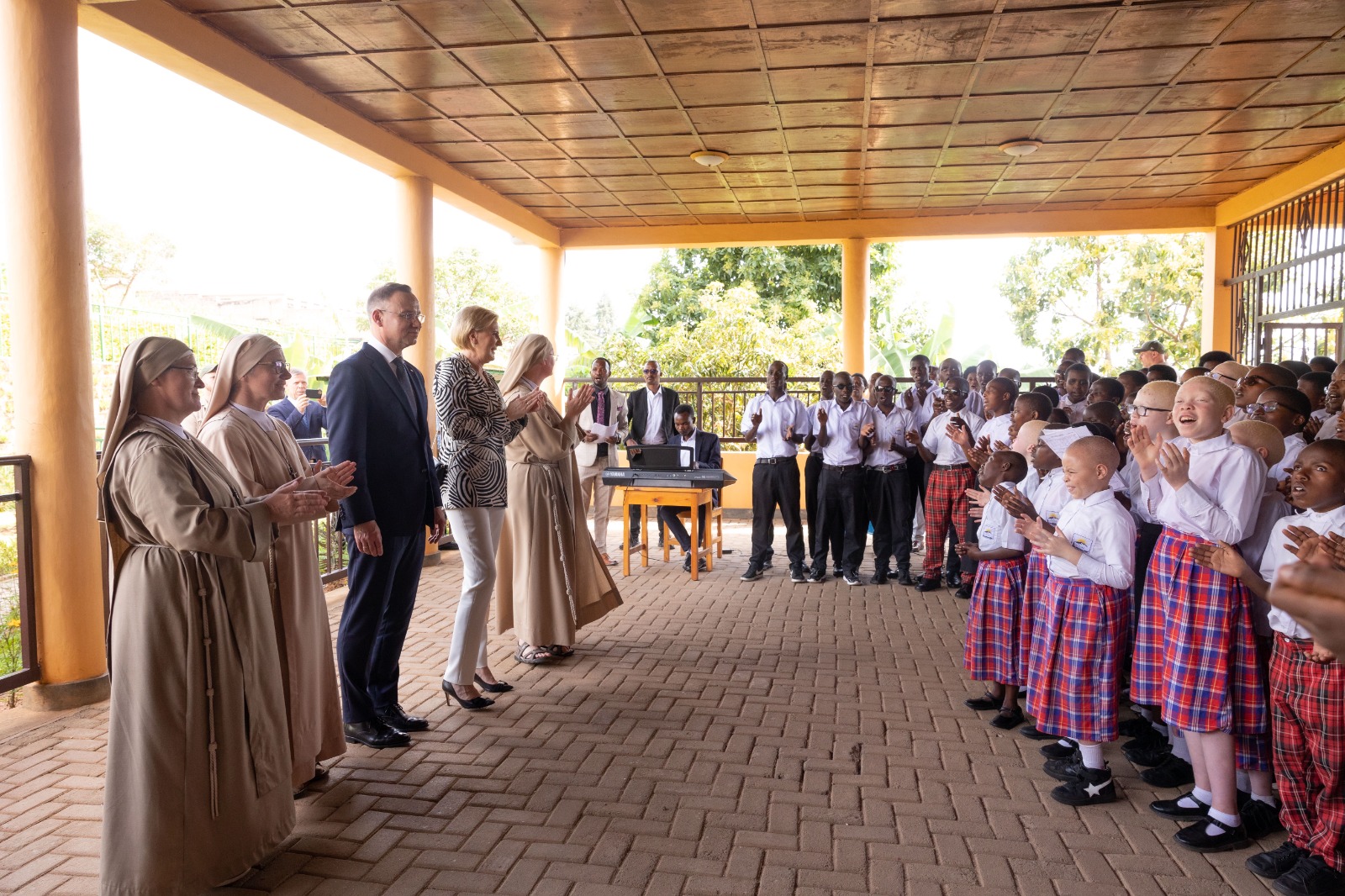 Perezida wa Polonye yasize akanyamuneza i Kibeho