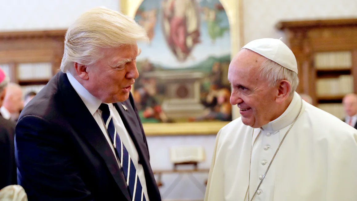 Papa Fransisiko yageneye Trump ubutumwa ku munsi w'irahira rye
