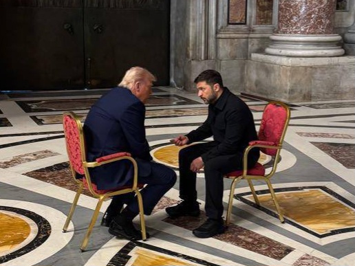 Umuhango wo gushyingura Papa Fransisiko wahuje Trump na Zelenskyy