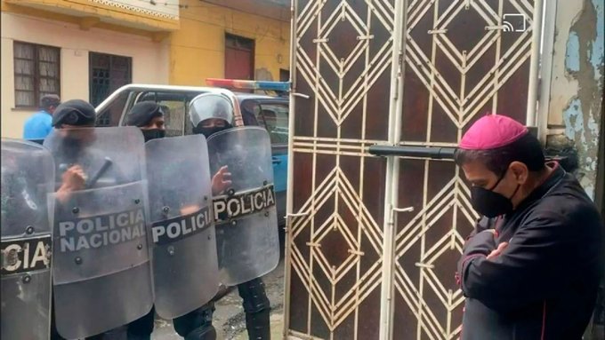 Umwepiskopi wa Matagalpa muri Nikaragwa yagotewe mu nzu n'inzego z'umutekano abuzwa kujya guhimbaza Misa