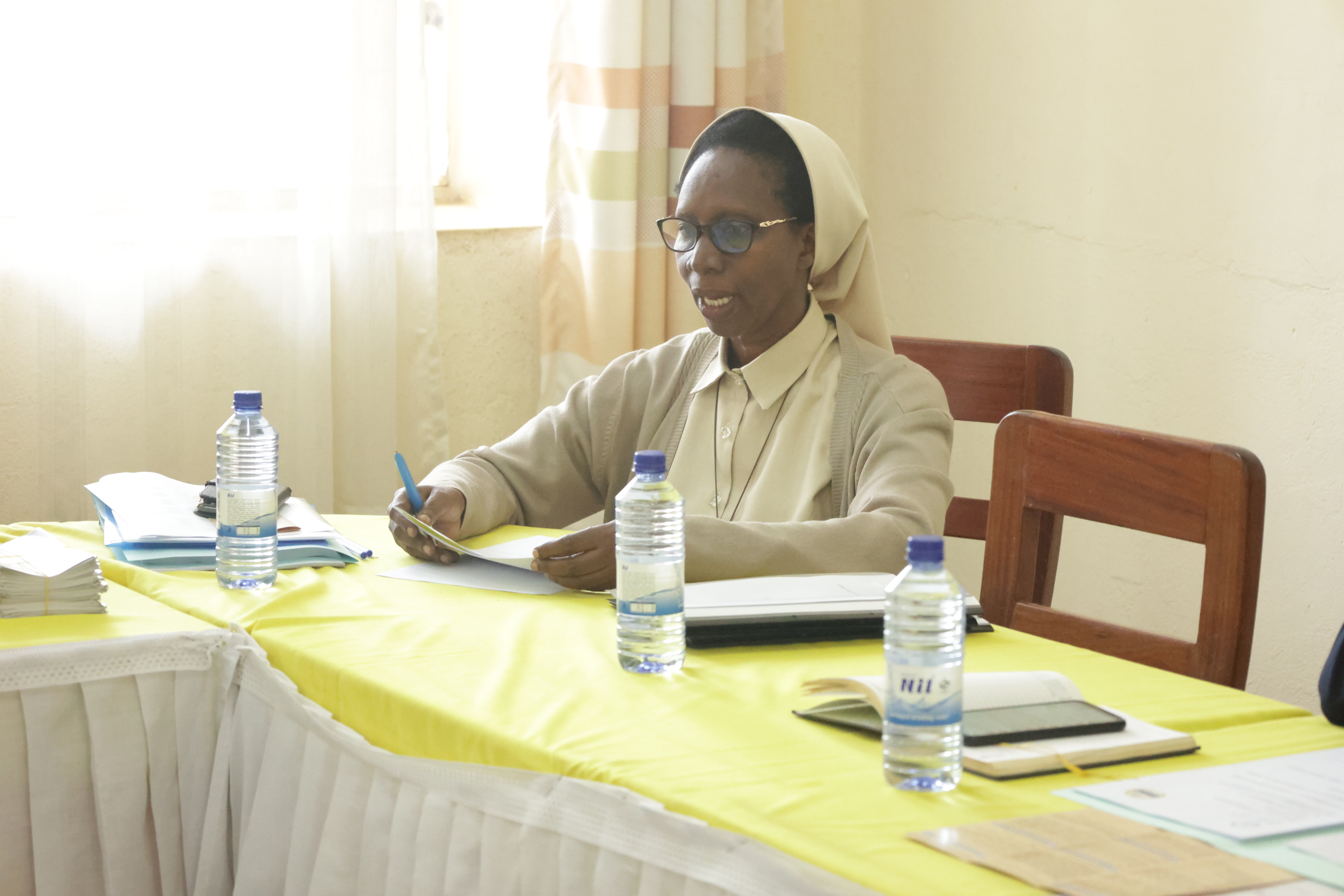 Abakateshiste bateguye Urugendo Nyobokamana I save  rwo gusabira umunsi Mukuru wabo.