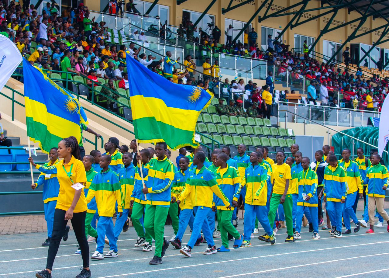 Amasomo abakinnyi biga mu mashuri gatolika yo mu Rwanda  bakuye mu marushanwa ya FEASSA y’umwaka wa 2023