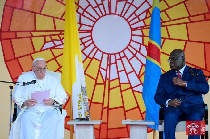 Papa Fransisiko yibukije Abanyekongo umugani wabo uvuga ko umubano mwiza ari bwo bukungu nyakuri
