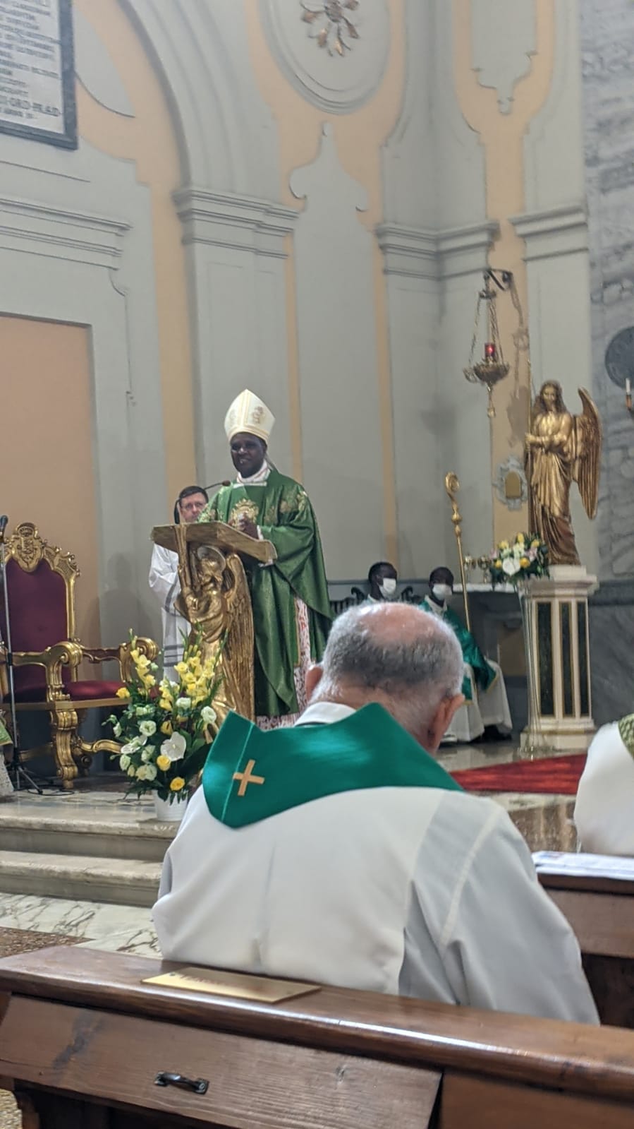 Nyiricyubahiro Karidinali Antoni Kambanda ni we wayoboye Igitambo cy'Ukarisitiya