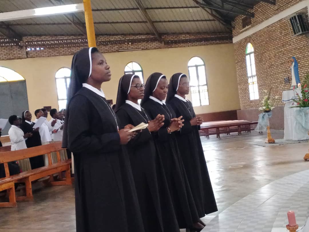 Umuryango w'Ababikira b'Umwete w'Imana wungutse ababikira bane bose bavuka muri Diyosezi ya Cyangugu