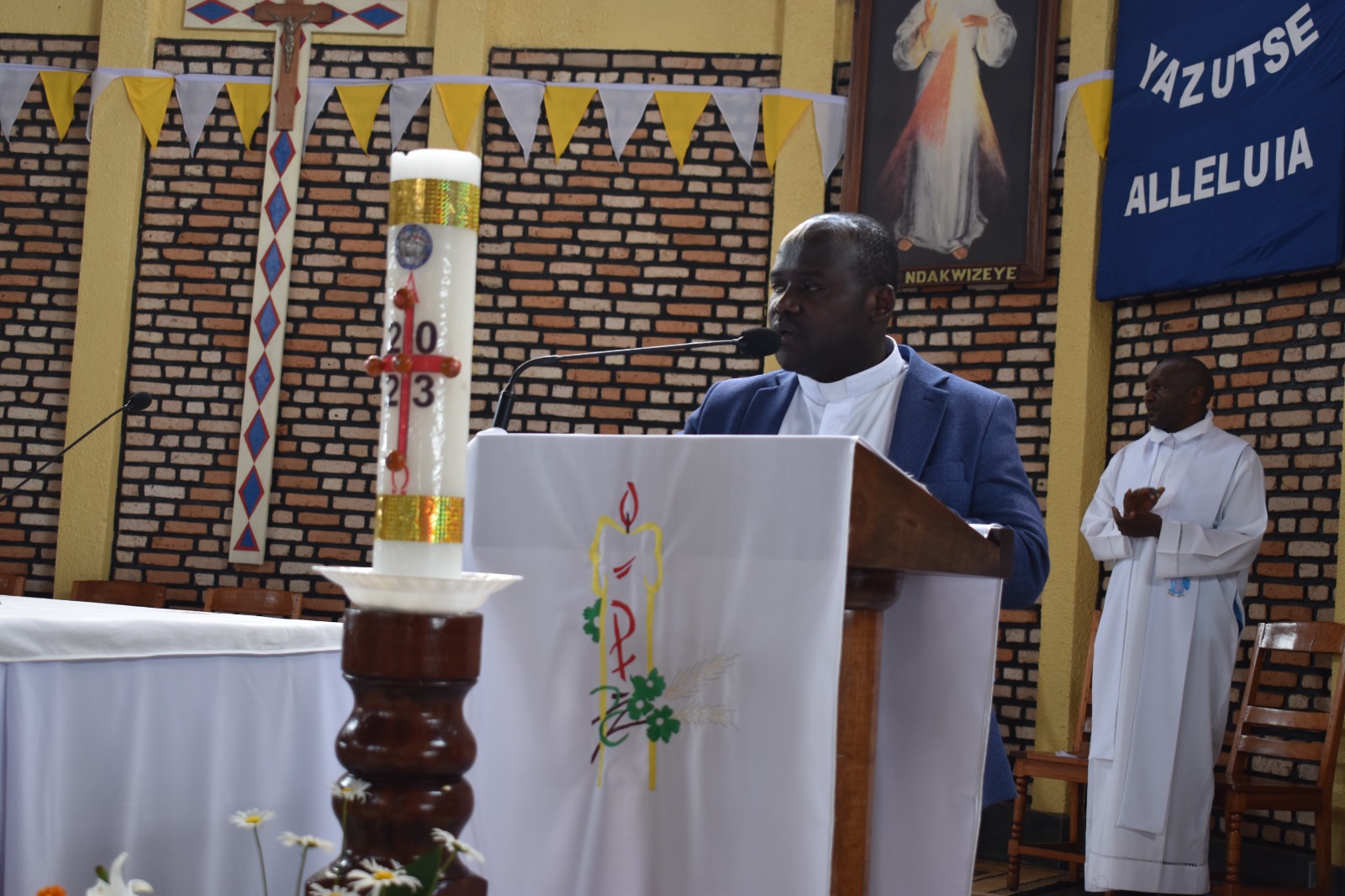 Padiri Habimana Germain, ushinzwe amashuri Gatolika n'ubwigishwa muri Diyosezi ya Kabgayi