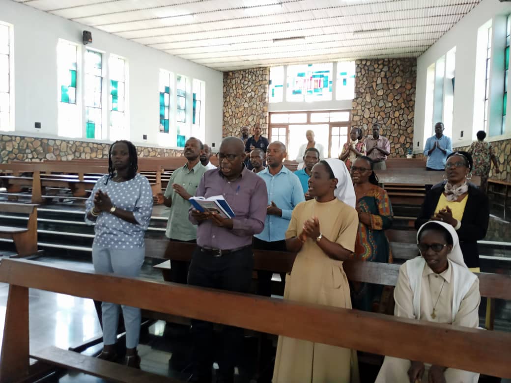 Abakozi  b'Inama y'Abepisikopi gatolika mu Rwanda bizihije umunsi w'umurimo