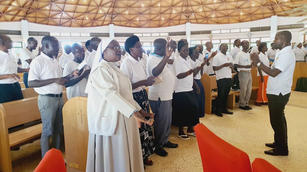Igitambo cya Misa I Munyonyo mu rugendo Nyobokamana rw'Abakateshiste