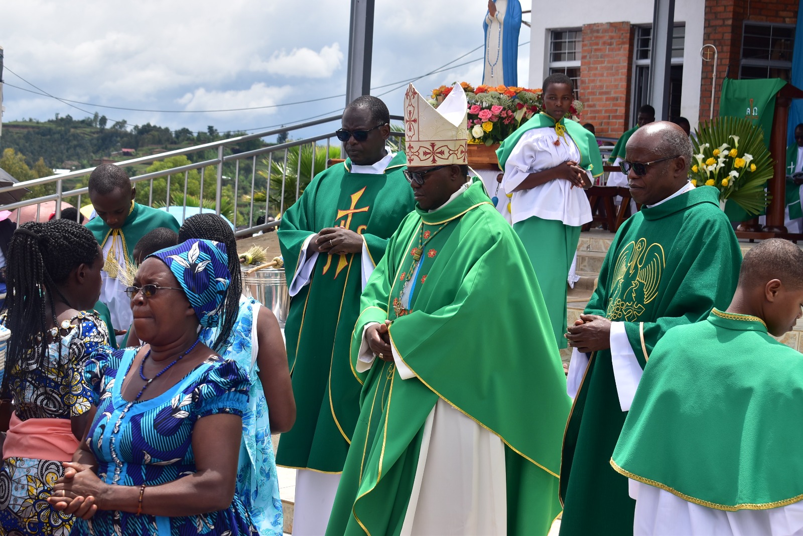 Inyigisho Myr Celestin yagejeje ku balejiyo bagiriye urugendo Nyobokamana I Kibeho