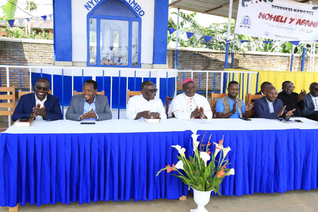 Mayor wa Kamonyi Dr Nahayo Sylvere ni umwe mu bashyitsi bitabiriye iki gikorwa