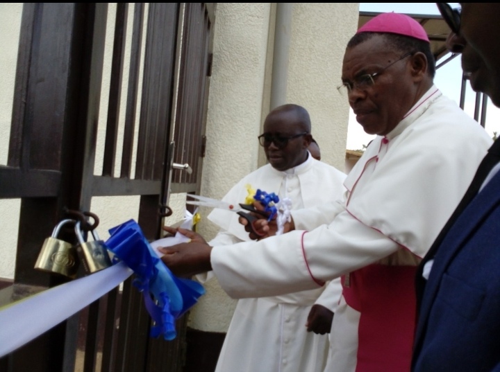 Diyosezi ya Nyundo yatashye Igice cya mbere cy'umushinga wa Centre Pastoral Aloys Bigirumwami izakorera muri paruwasi ya Muramba