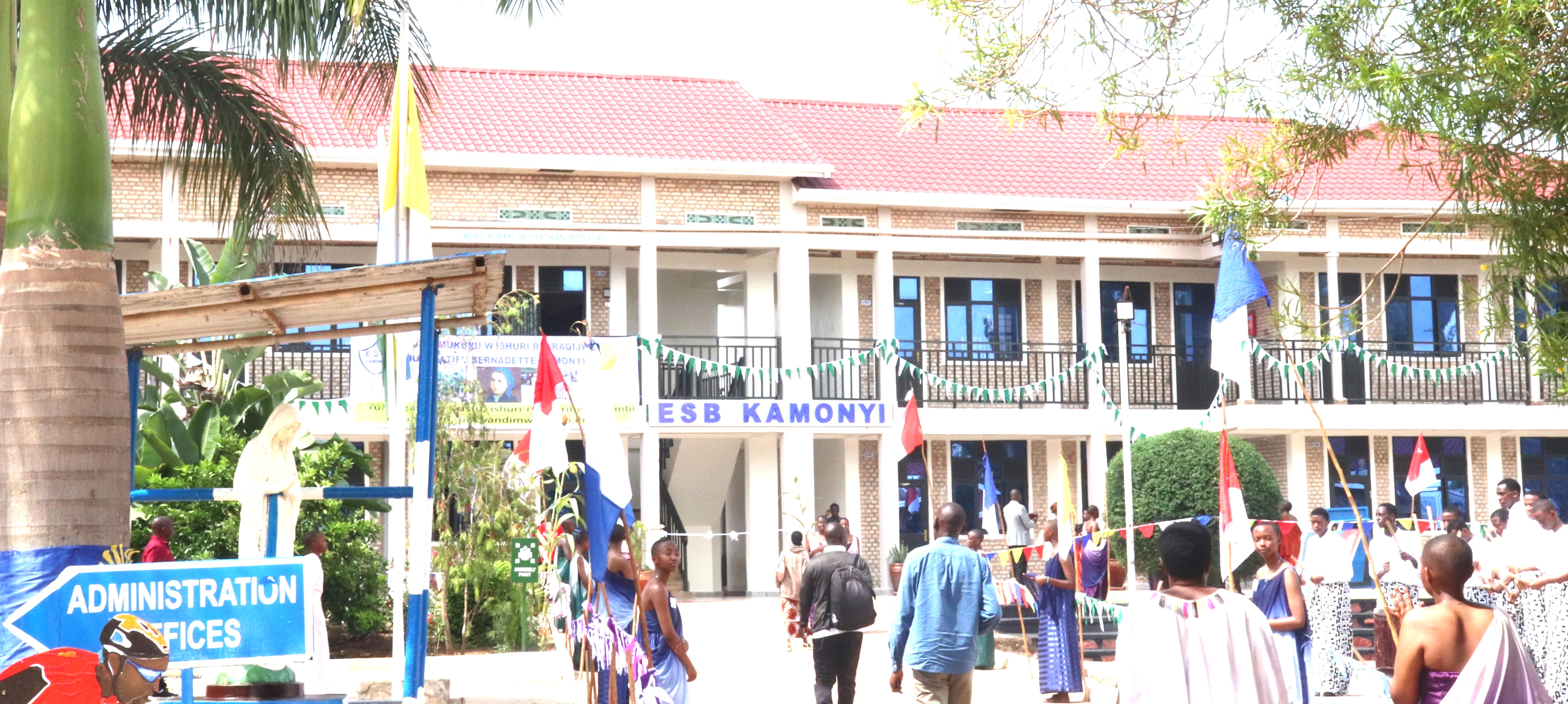 Ubuyobozi bw’Akarere ka Kamonyi bwanyuzwe n'Inyubako nshya ya Ecole Sainte Bernadette yatwaye asaga miliyoni 228 Frw