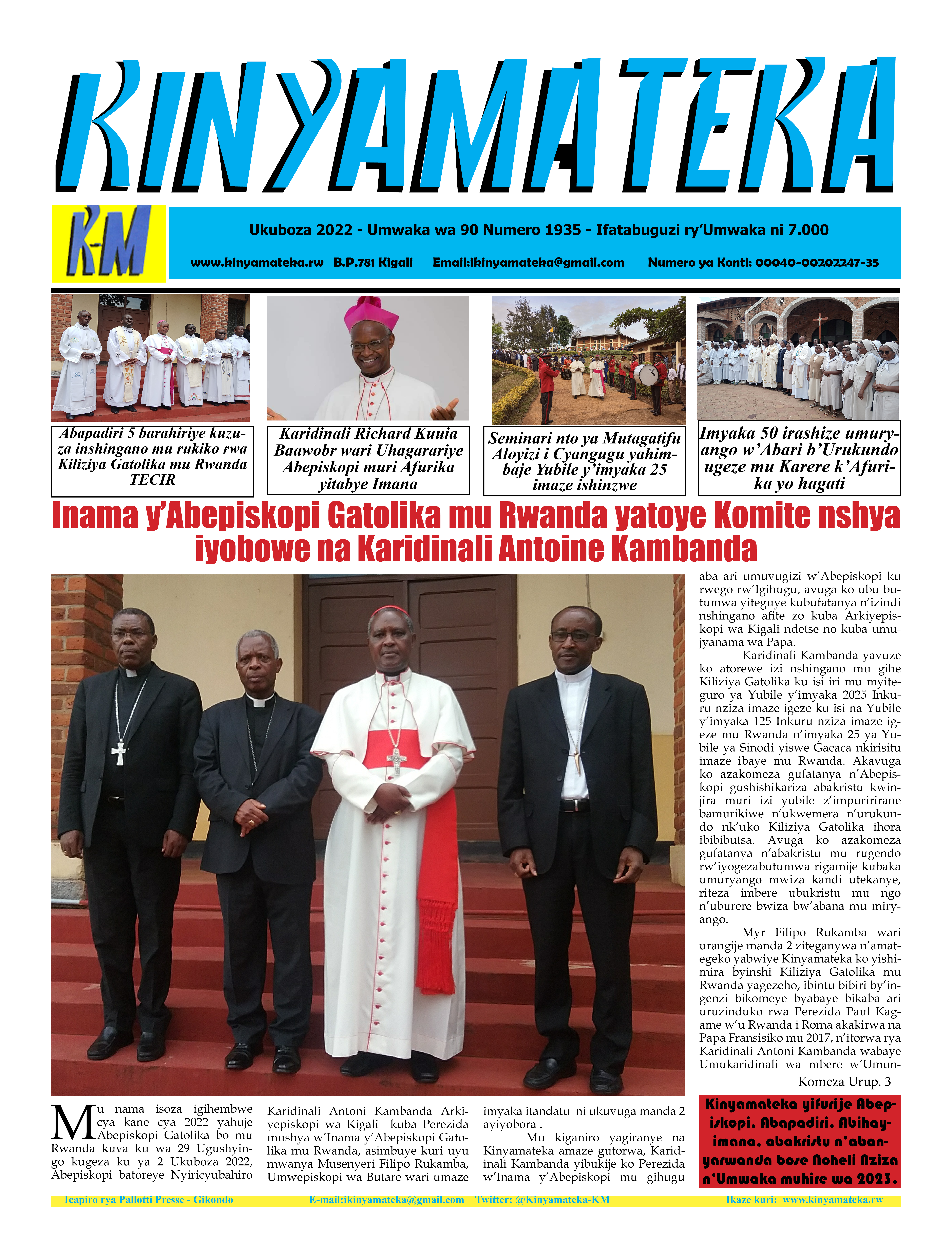 Kinyamateka Numero 1935 Ukuboza 2022