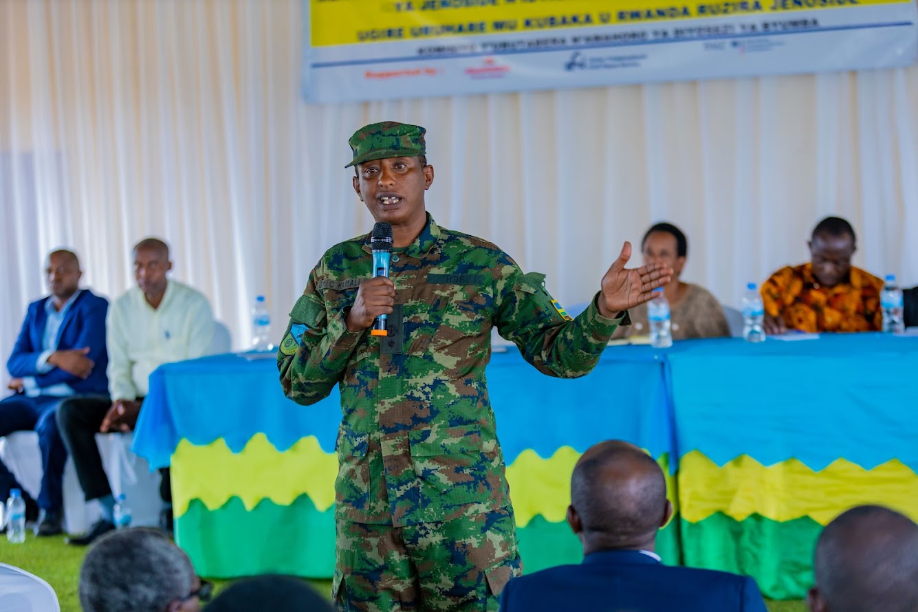 Lt. Col Charles Kamali, Umugaba w'Inkeragutabara muri Gicumbi yasabye abaturage ba Gicumbi guca ukubiri n'icyaha nka Mutagatifu Dominiko Saviyo