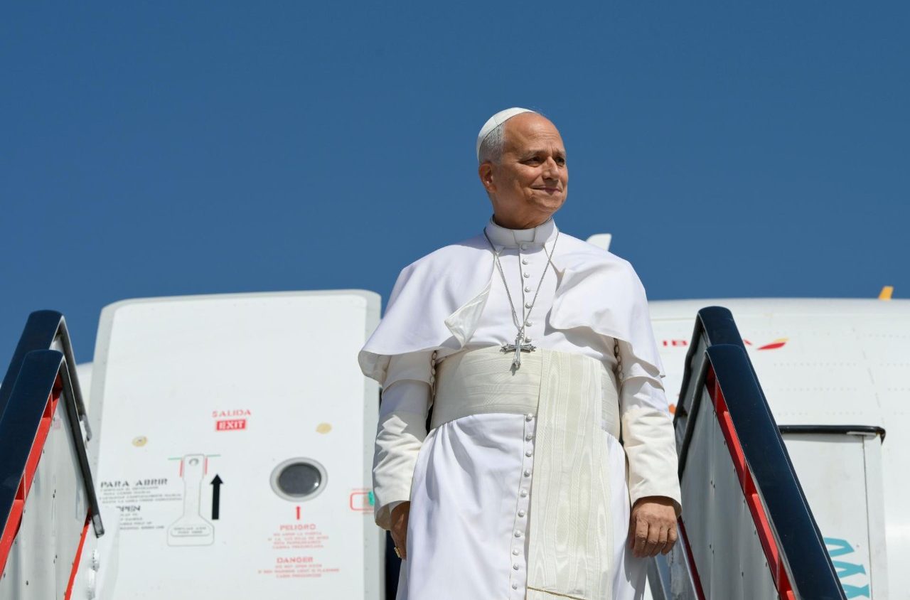 Papa Leo XIV yageze i Tenerife mu gice cya nyuma cy'uruzinduko rwe muri Espagne