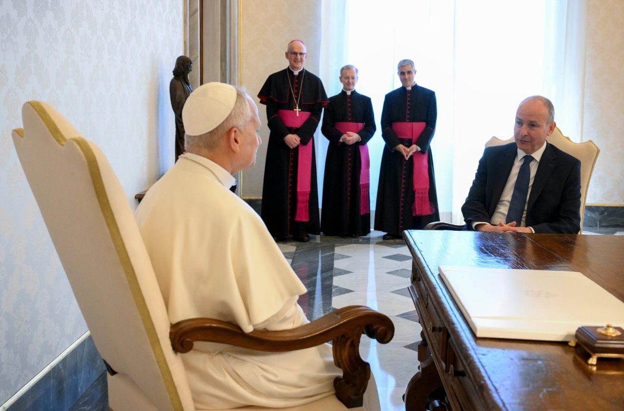 Papa Leo XIV yakiriye Minisitiri w’Intebe wa Ireland Micheál Martin i Vatican