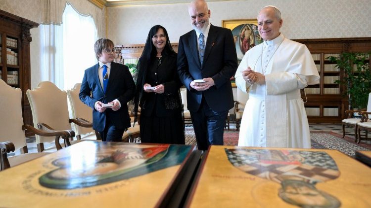 Papa Leo XIV yakiriye Minisitiri w’Intebe wa Albania muri Vatikani