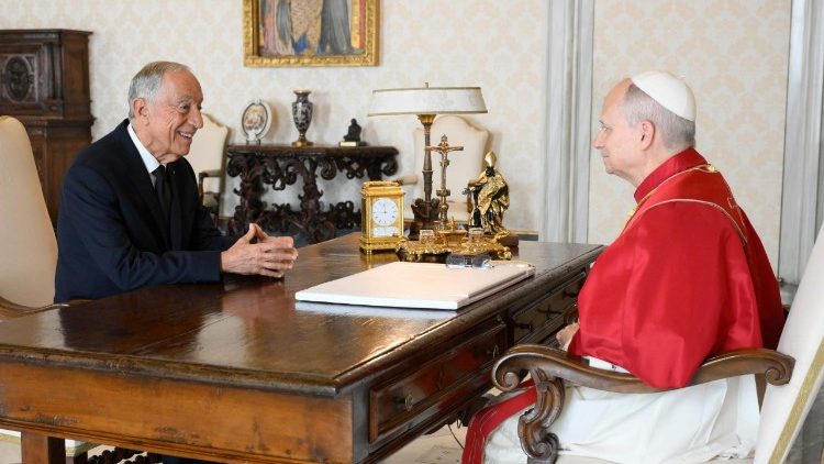 Papa Leo XIV yakiriye Perezida wa Repubulika ya Portugal muri Vatikani