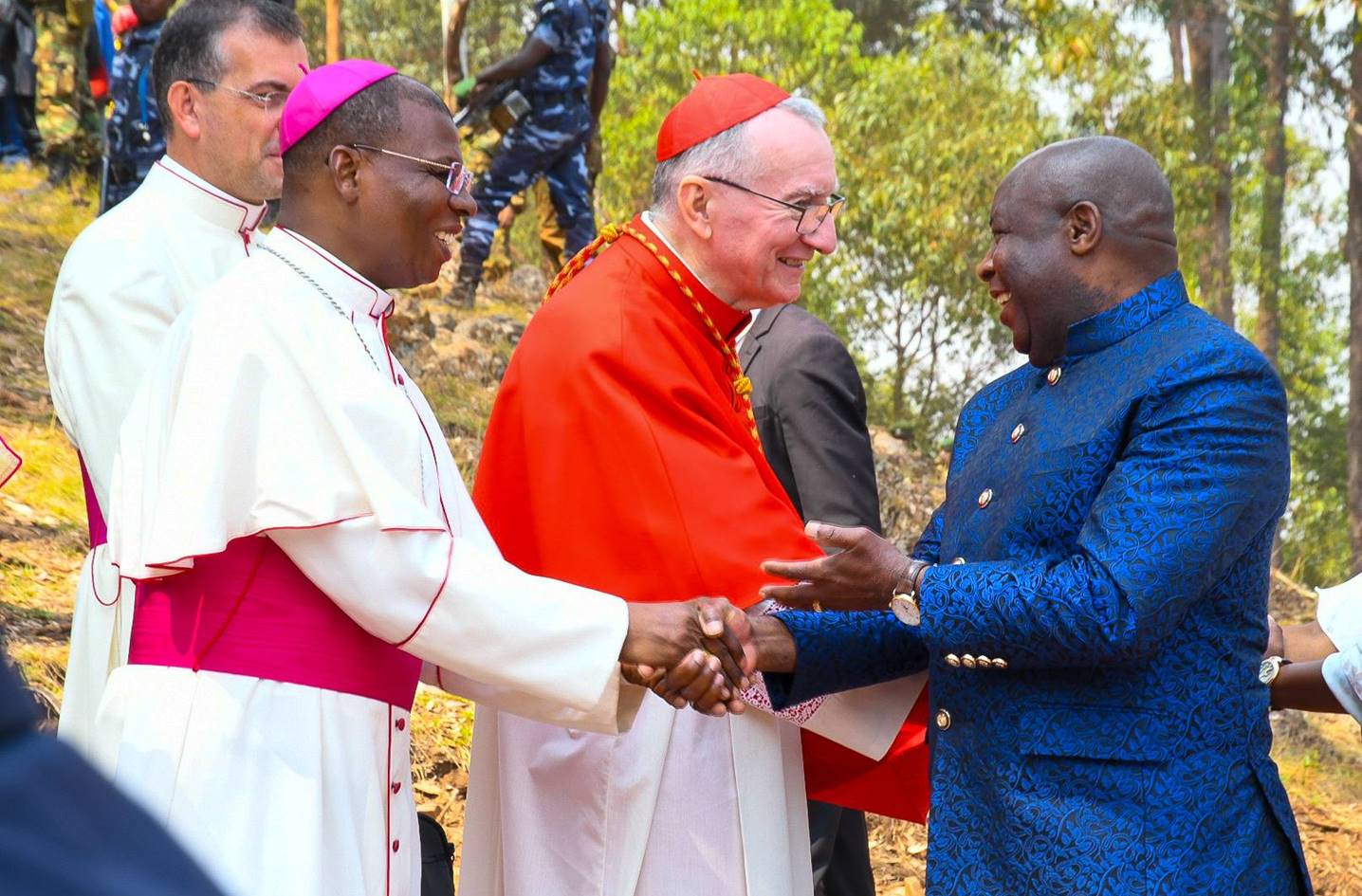 Karidinali Parolin ari kumwe na Perezida w'u Burundi