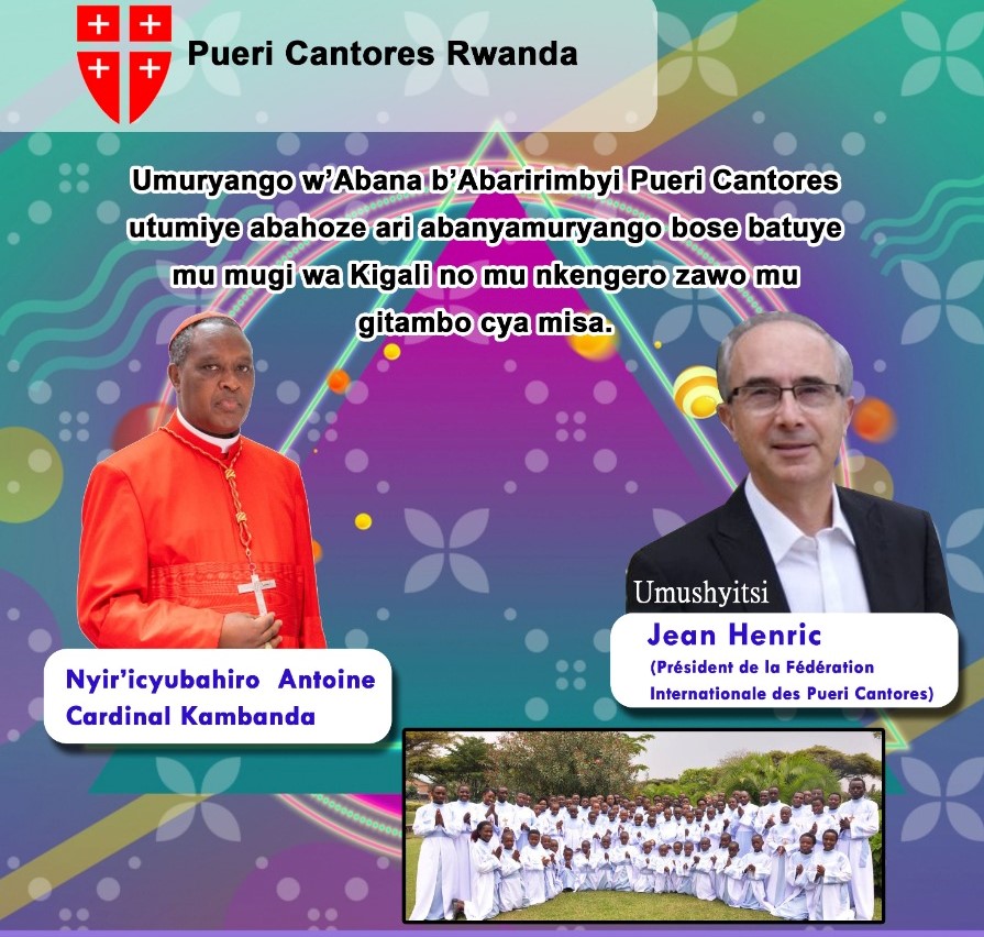 Umuyobozi wa Pueri Cantores ku isi Jean Henric aragera mu Rwanda kuri uyu wa Kane