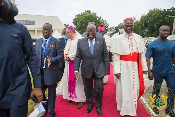 Karidinali Philippe Ouedraogo, Perezida wa SCEAM yashimiye Gana yemeye kwakira iyi nteko rusange bitunguranye nyuma y'aho igihugu cya Burkina Faso cyagombaga kuyakira gihuye n'ibibazo bya Politiki