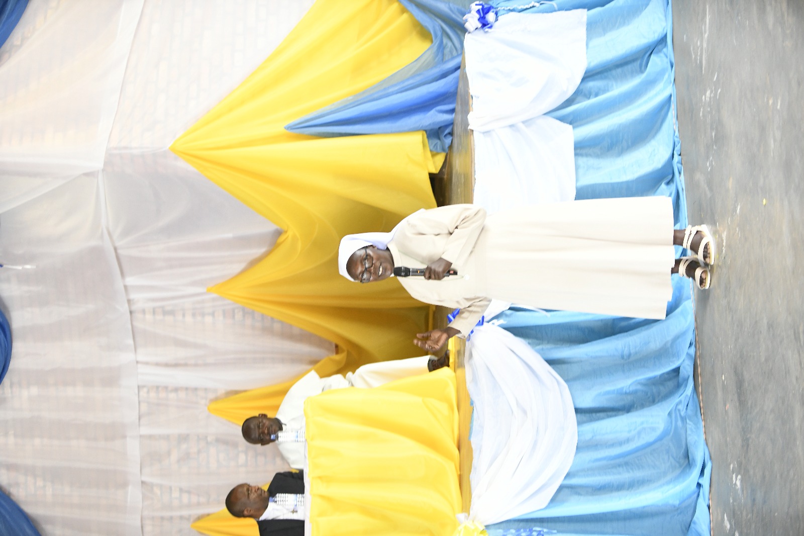 Soeur Drocelle Musabyemariya umuyobozi w'ishuri rya Cite Nazareth Mbare