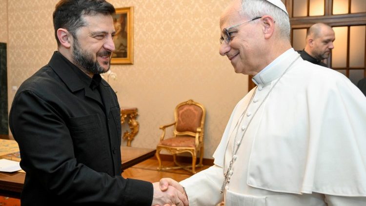 Papa Leo XIV yongeye guhura na Perezida wa Ukraine Volodymyr Zelenskyy