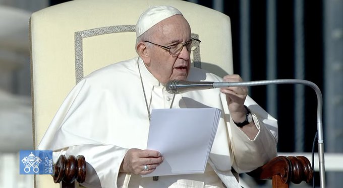 Papa Fransisiko aributsa abakristu kurebera  ibyiza by’Imana  mu nkuru y’ubuzima bwabo bwite