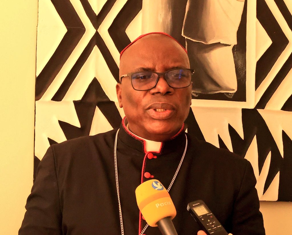 Myr Bonaventure Nahimana, Arikiyepiskopi wa Gitega, akaba na Perezida wa ACOREB