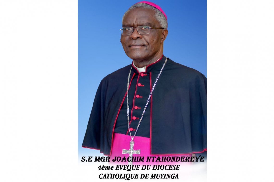 Mgr Joachim Ntahondereye yatorewe kuba Perezida w’ihuriro ry’abepiskopi Gatolika bo mu Rwanda, u Burundi na Congo