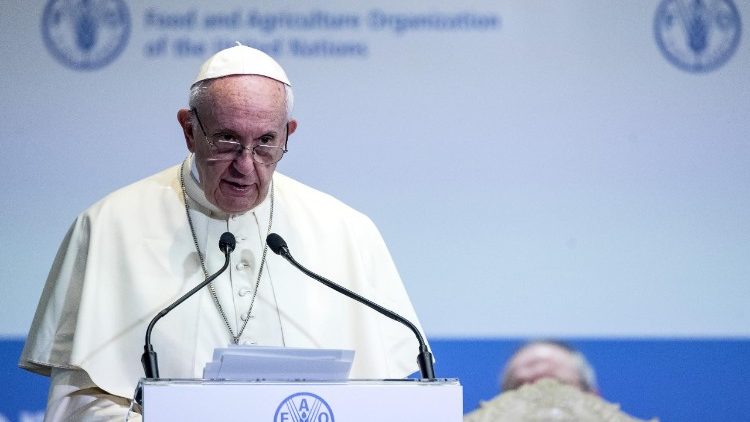 Papa Fransisiko arasaba ibihugu n’imiryango mpuzamahanga ubufatanye mu kurandura inzara
