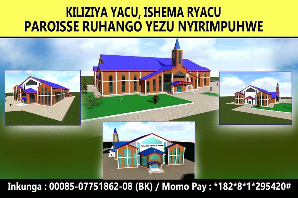 Igishushanyo kigaragaza uko paruwasi izaba imeze imaze kubakwa